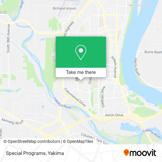 Special Programs map