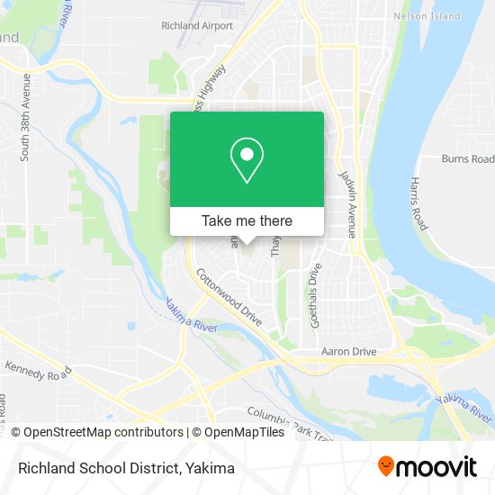 Mapa de Richland School District