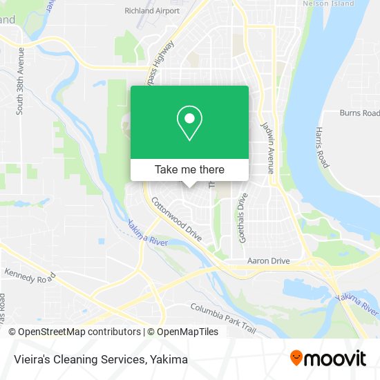 Vieira's Cleaning Services map