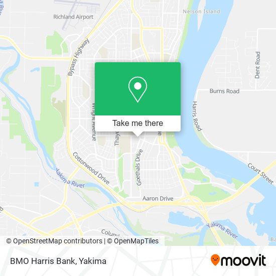 BMO Harris Bank map