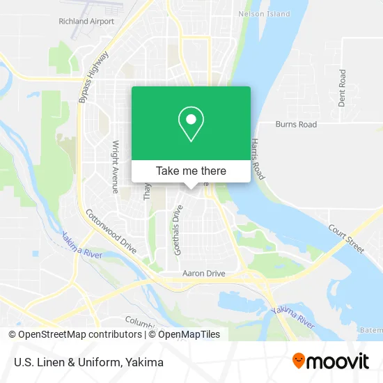 Mapa de U.S. Linen & Uniform