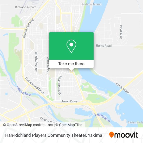 Mapa de Han-Richland Players Community Theater