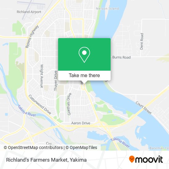 Mapa de Richland's Farmers Market