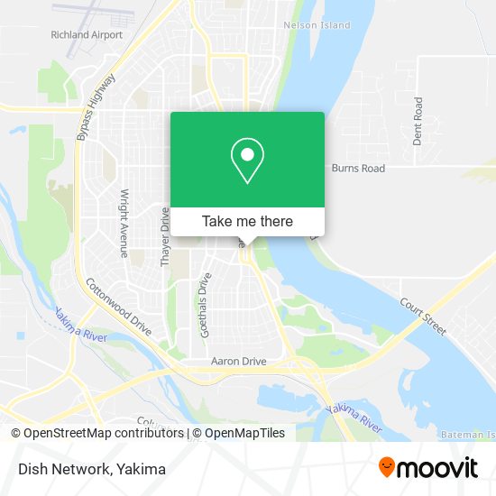 Mapa de Dish Network