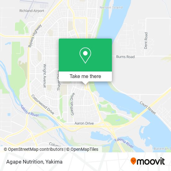 Agape Nutrition map