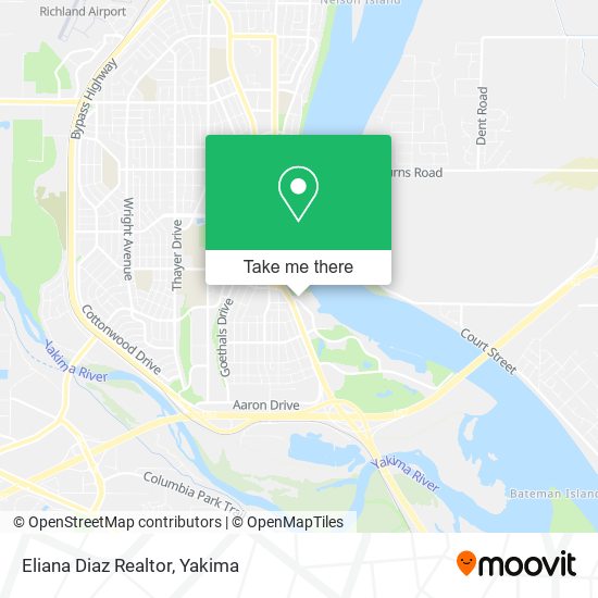 Eliana Diaz Realtor map