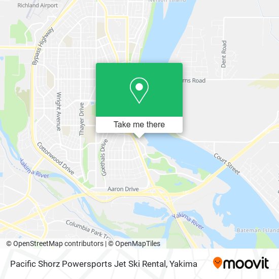 Pacific Shorz Powersports Jet Ski Rental map