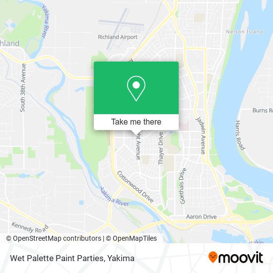 Wet Palette Paint Parties map