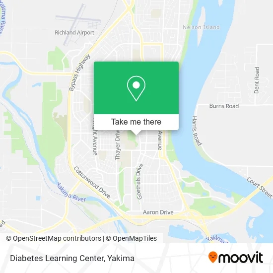 Diabetes Learning Center map