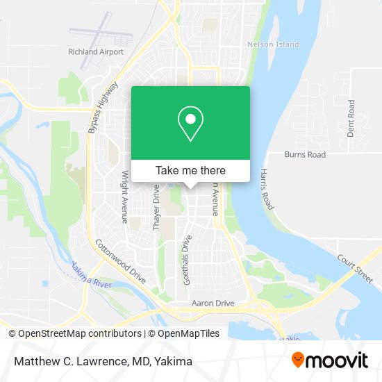 Matthew C. Lawrence, MD map