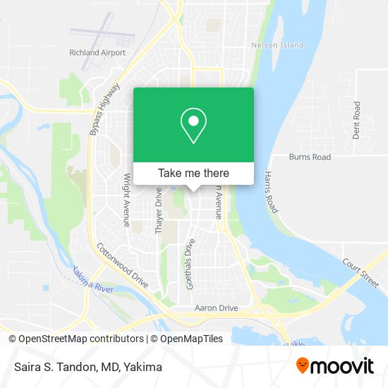 Mapa de Saira S. Tandon, MD