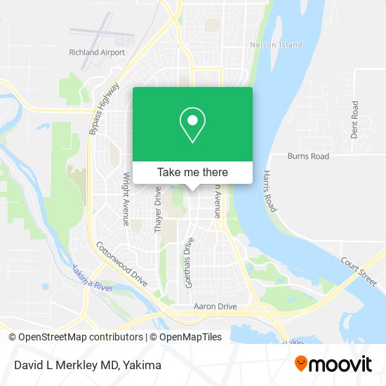 Mapa de David L Merkley MD