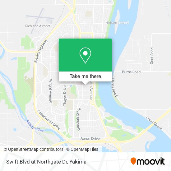 Swift Blvd at Northgate Dr map