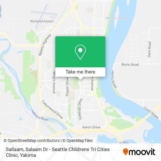 Sallaam, Salaam Dr - Seattle Childrens Tri Cities Clinic map
