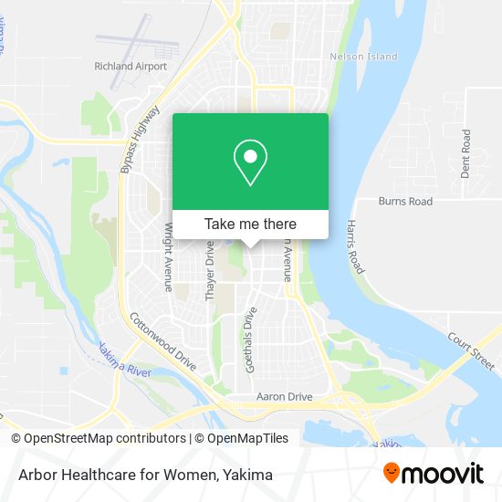 Arbor Healthcare for Women map