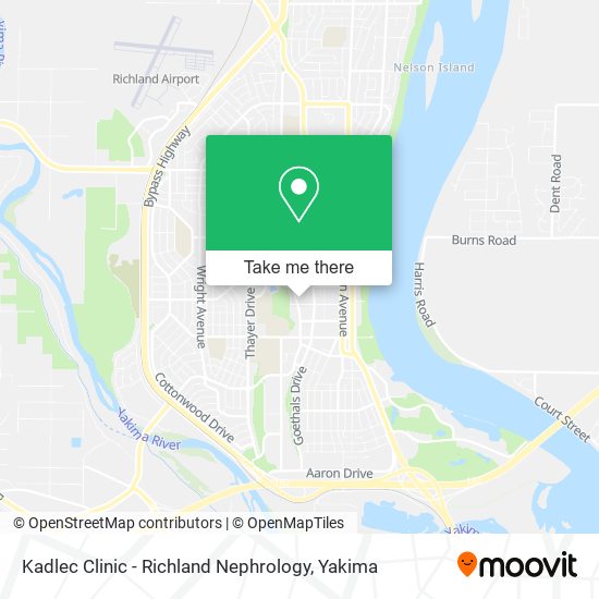 Kadlec Clinic - Richland Nephrology map