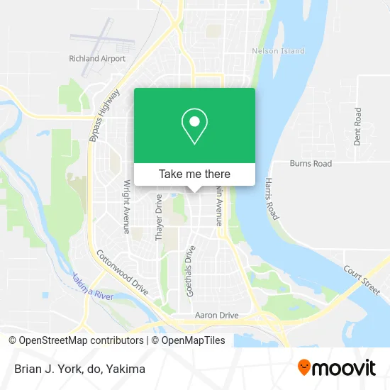 Brian J. York, do map