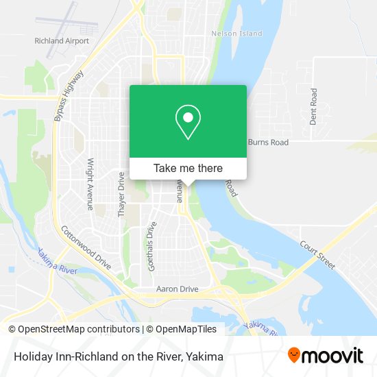 Mapa de Holiday Inn-Richland on the River