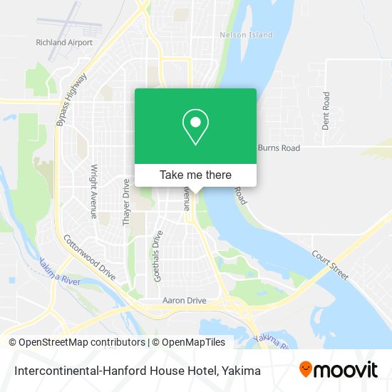 Intercontinental-Hanford House Hotel map