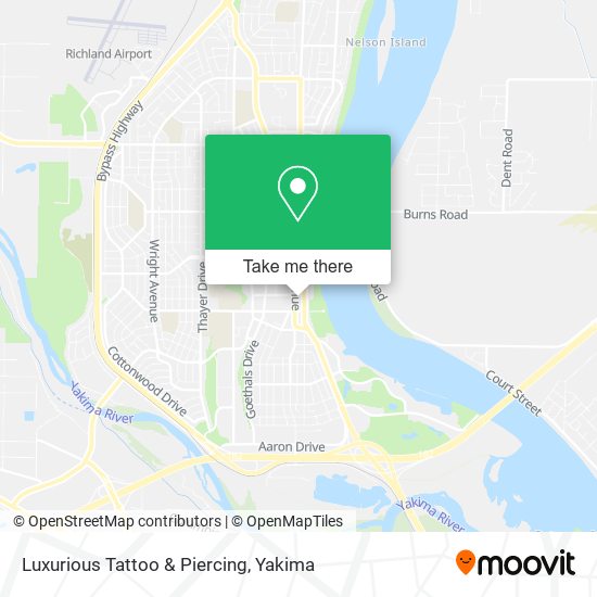 Luxurious Tattoo & Piercing map