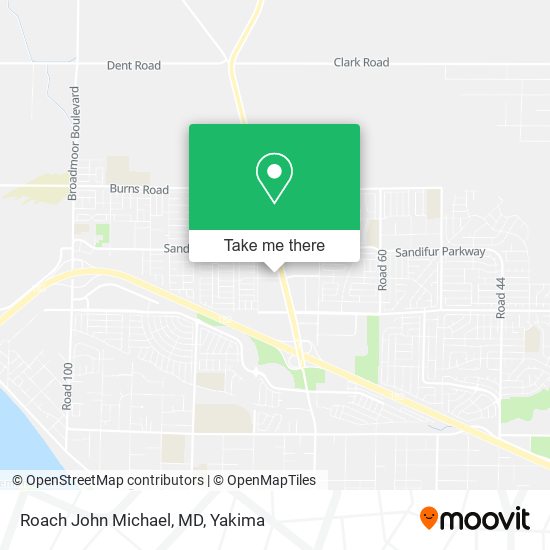 Roach John Michael, MD map