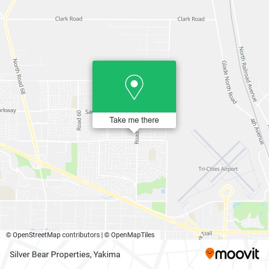 Silver Bear Properties map