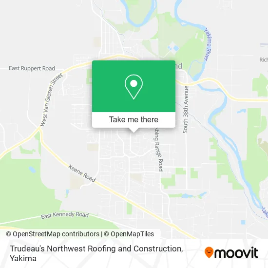 Mapa de Trudeau's Northwest Roofing and Construction