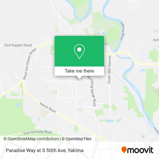 Paradise Way at S 50th Ave map