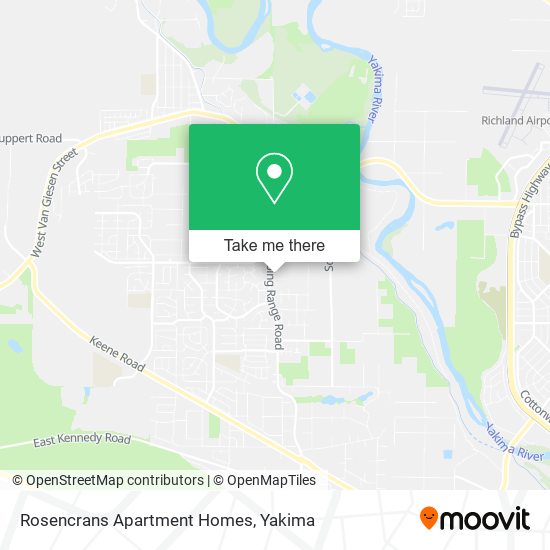 Rosencrans Apartment Homes map