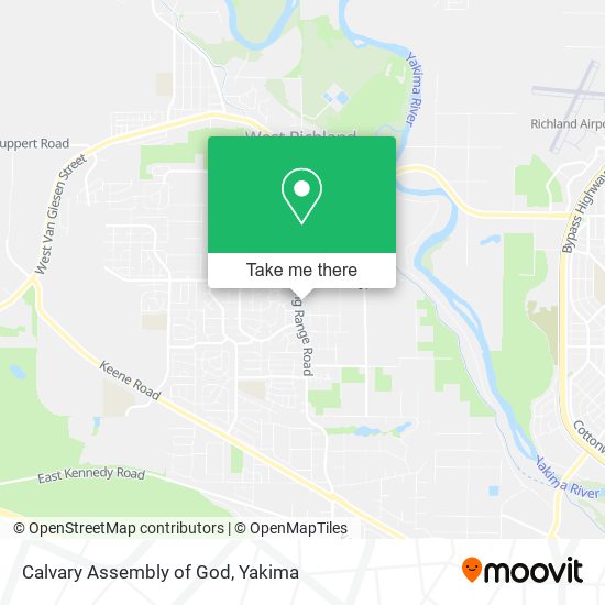 Mapa de Calvary Assembly of God