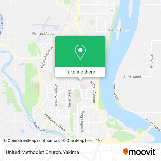 Mapa de United Methodist Church