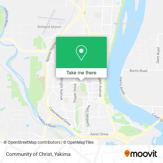 Community of Christ map