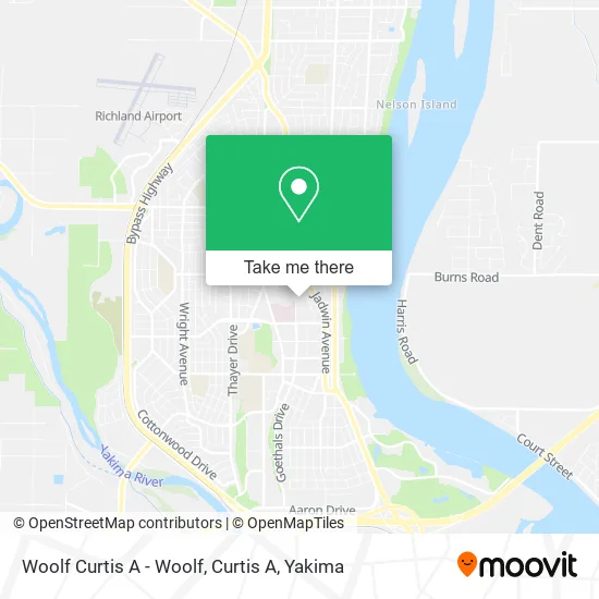 Woolf Curtis A - Woolf, Curtis A map