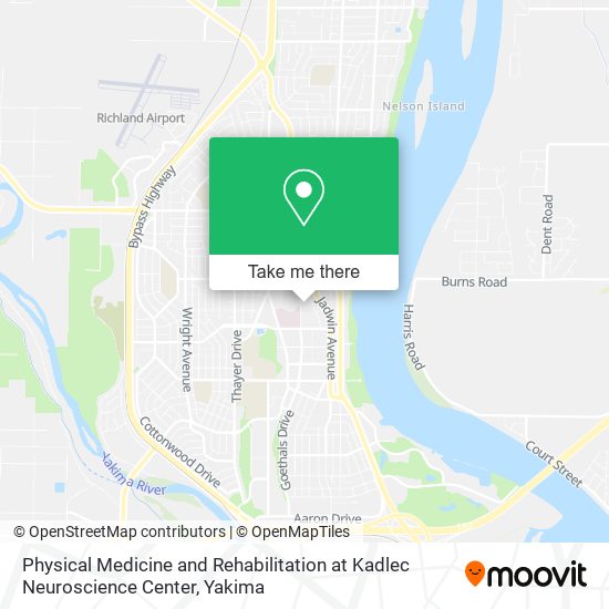 Mapa de Physical Medicine and Rehabilitation at Kadlec Neuroscience Center