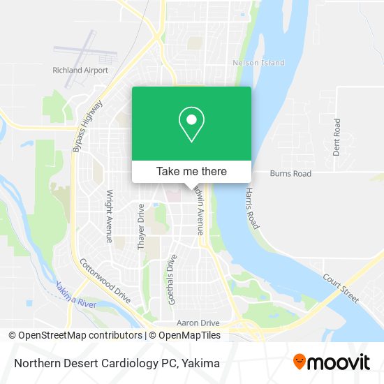 Mapa de Northern Desert Cardiology PC