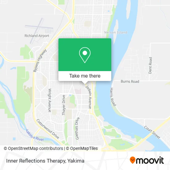 Inner Reflections Therapy map