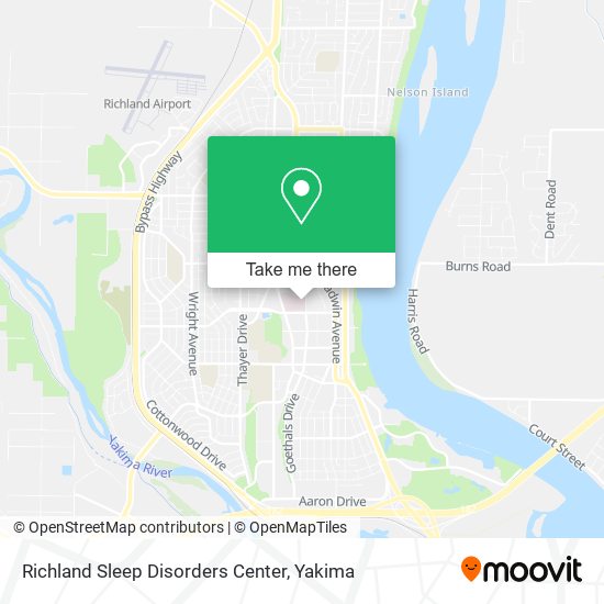 Richland Sleep Disorders Center map