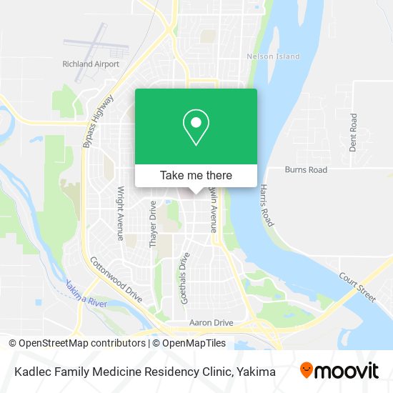 Mapa de Kadlec Family Medicine Residency Clinic