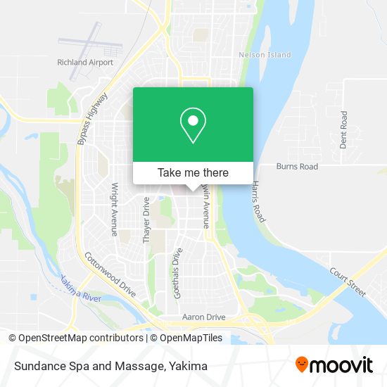 Sundance Spa and Massage map