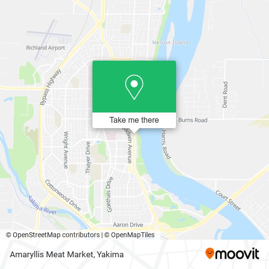 Mapa de Amaryllis Meat Market