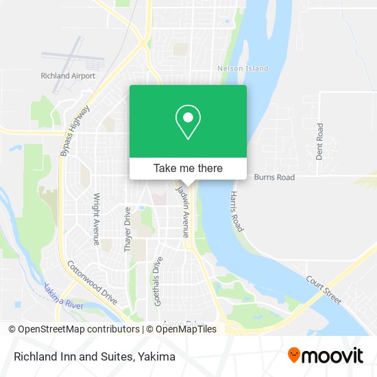 Richland Inn and Suites map
