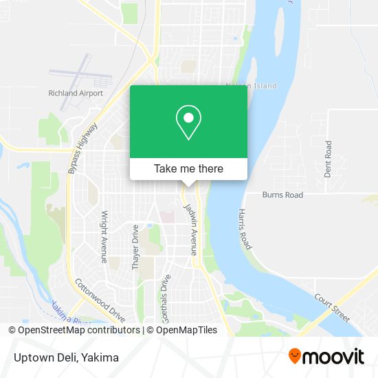 Mapa de Uptown Deli