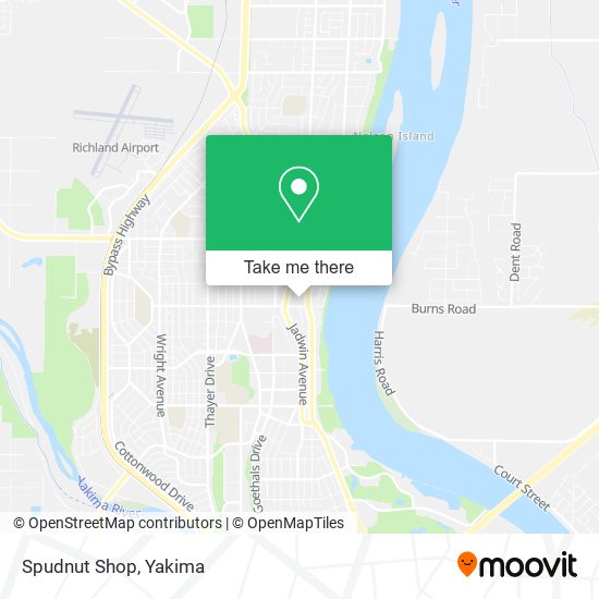 Spudnut Shop map