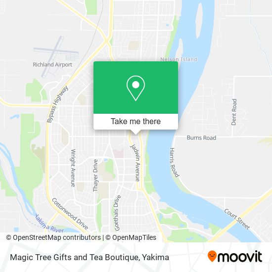 Magic Tree Gifts and Tea Boutique map