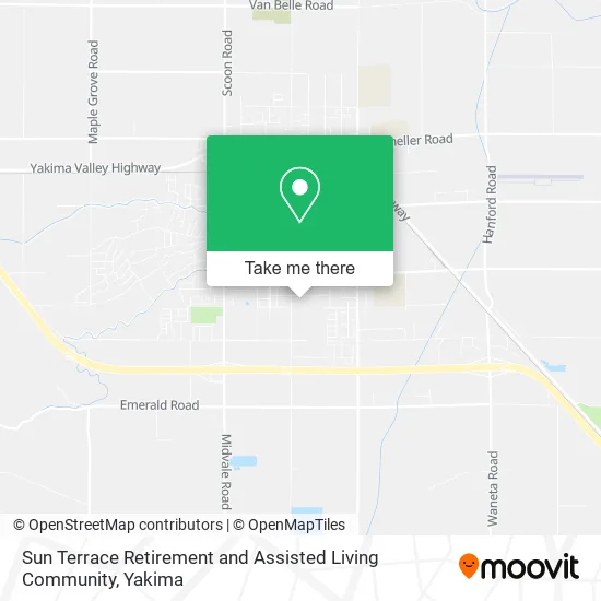 Sun Terrace Retirement and Assisted Living Community map