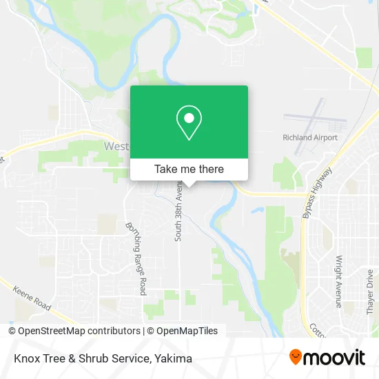 Knox Tree & Shrub Service map