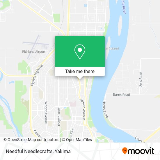 Needful Needlecrafts map