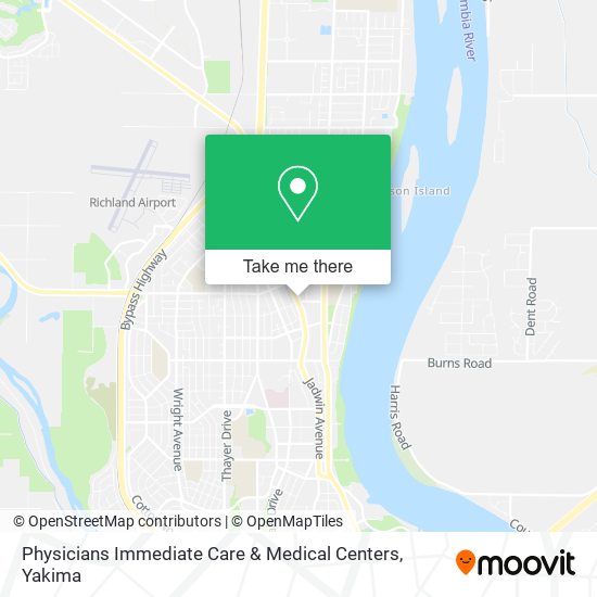 Physicians Immediate Care & Medical Centers map