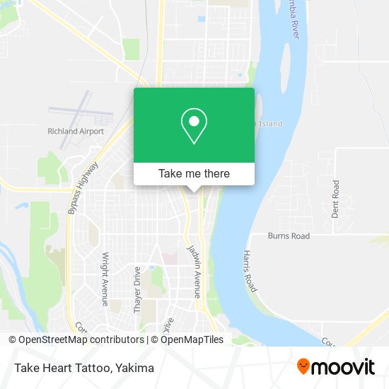 Mapa de Take Heart Tattoo