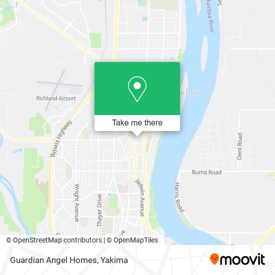 Guardian Angel Homes map